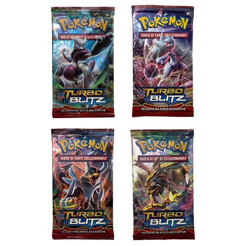 XY TURBO BLITZ - ArtSet di 4 bustine