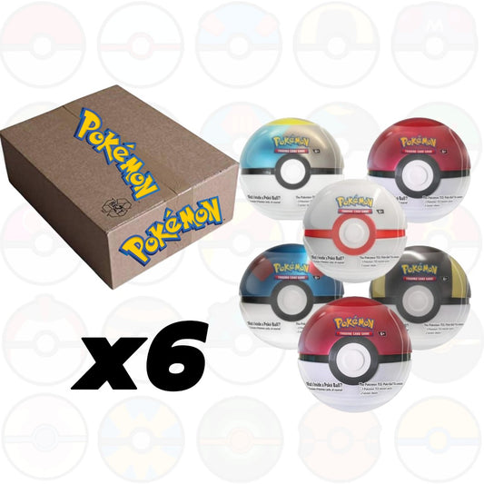 Pokémon Case Poké Ball Ottobre 2024 - Bundle 6 Ball 2024 (3 bustine per ball ITA Astri Lucenti -Origine Perduta - Evoluzioni a paldea)