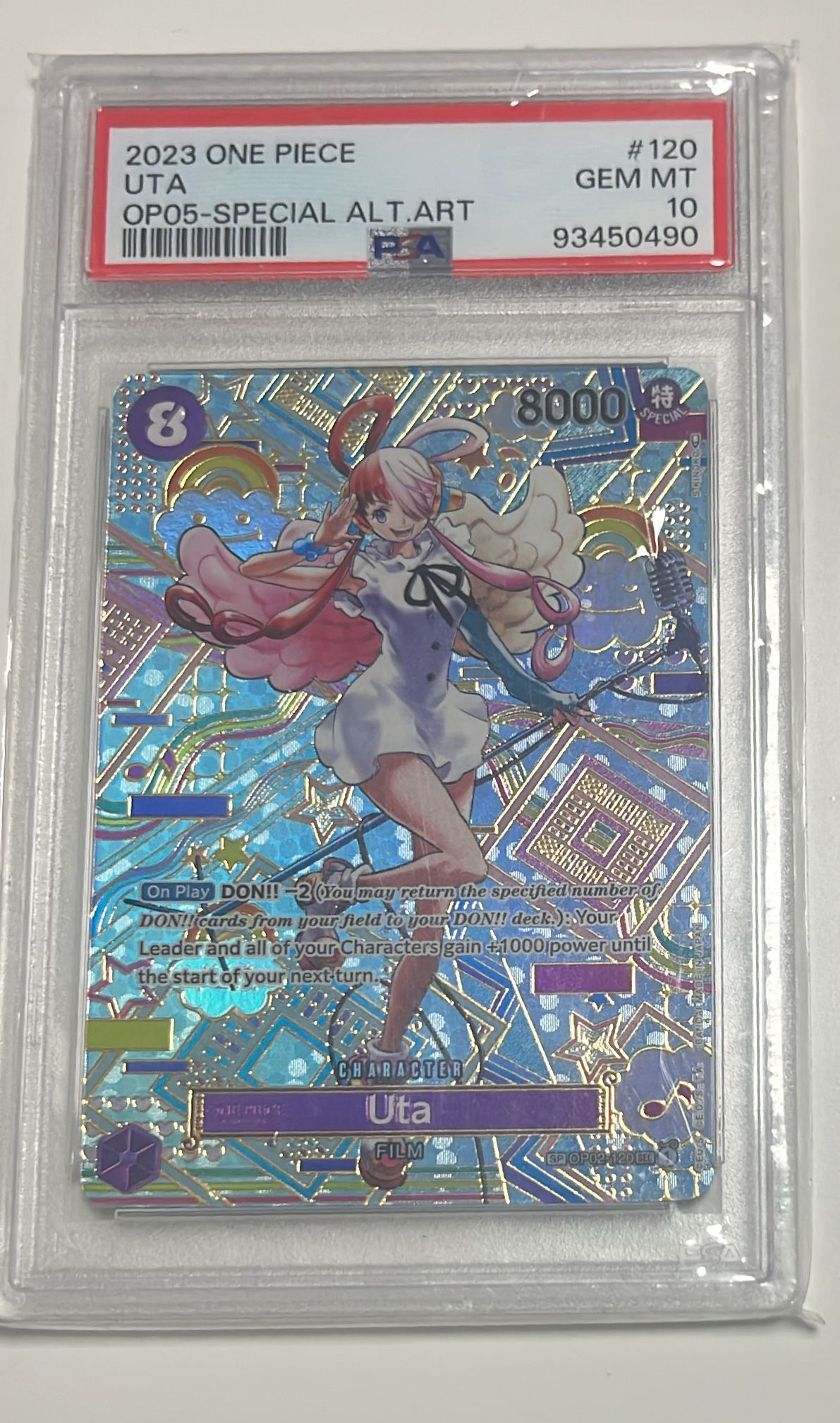 one piece uta special alternative art (psa10) eng