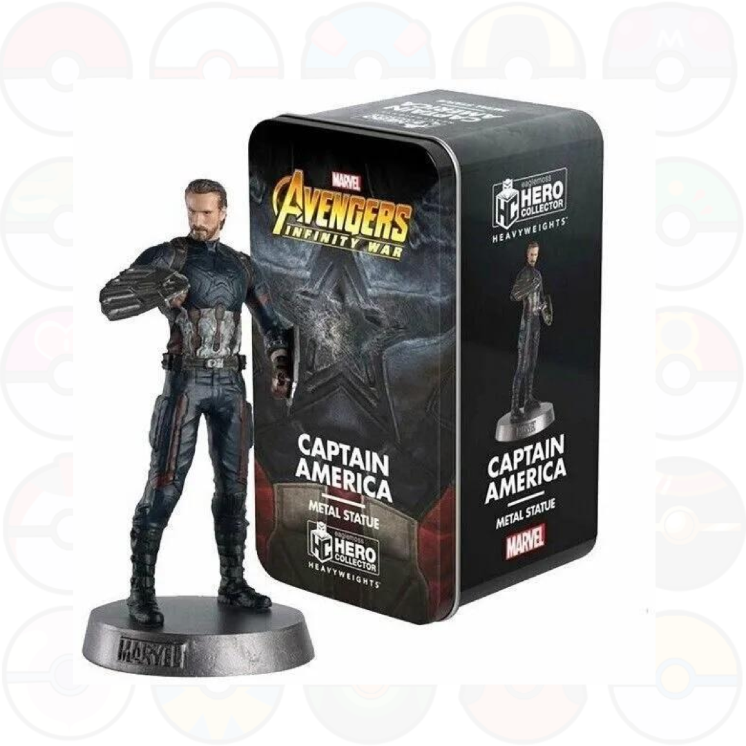 Marvel Capitan America Civil War - Statuetta Metallo in Tin Box