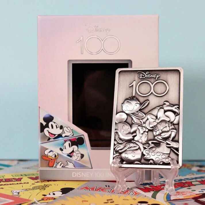 Disney Ingot 100 Years - Mickey Minnie Donald Limited Edition 5000 copie