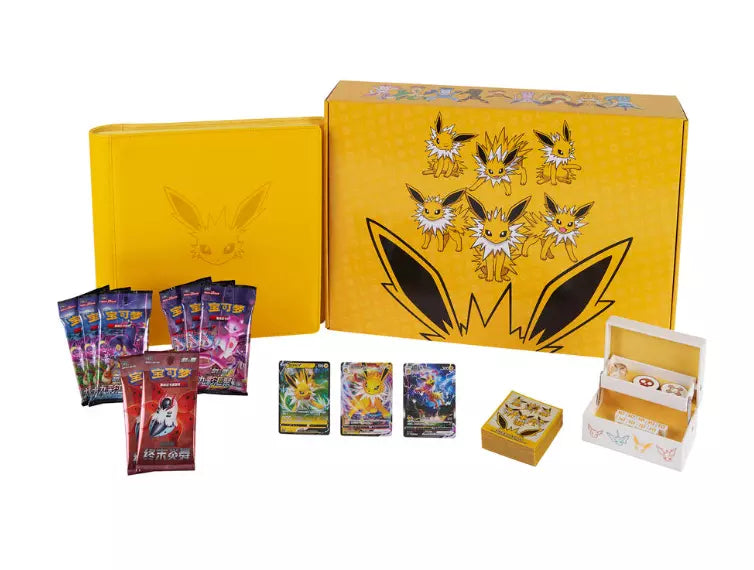 Pokemon TCG S-Chinese Eevee GX Gift Box Jolteon